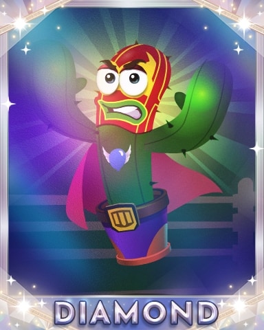 Luchador Spike Diamond Badge - Poppit! HD