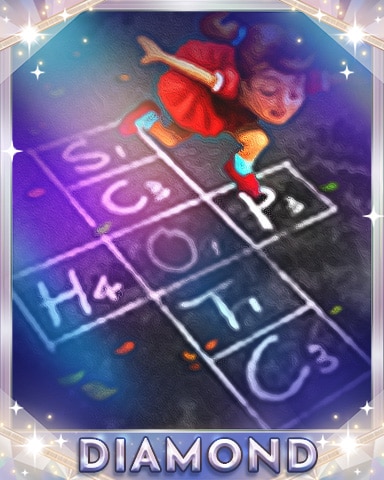 Hop Skip Scrabble Diamond Badge - SCRABBLE