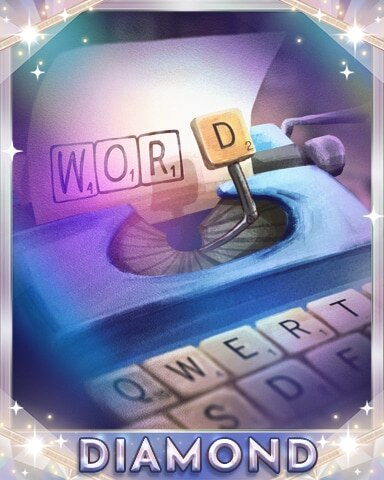 What's The Word Diamond Badge - SCRABBLE