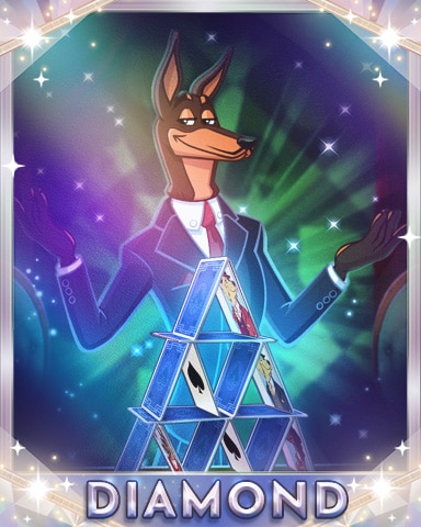 Doghouse Of Cards Diamond Badge - Spades HD