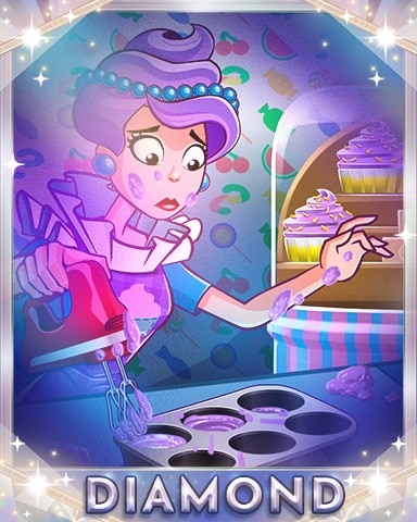 Mixing Mess Diamond Badge - Sweet Tooth Town Mixing Mess Diamond Badge - Sweet Tooth Town