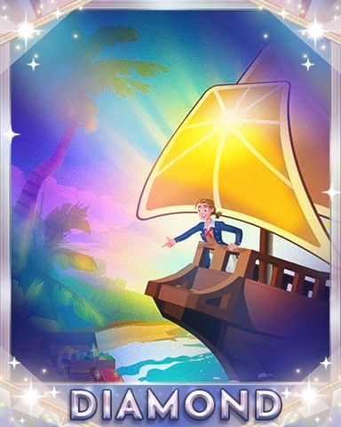 Treasure Ho Diamond Badge - Thousand Island Solitaire HD Treasure Ho Diamond Badge - Thousand Island Solitaire HD