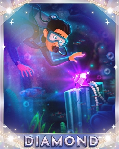 Treasure From The Depths Diamond Badge - Tri-Peaks Solitaire HD