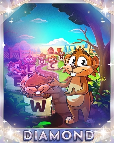 Gopher Welcoming Diamond Badge - Word Whomp HD Gopher Welcoming Diamond Badge - Word Whomp HD