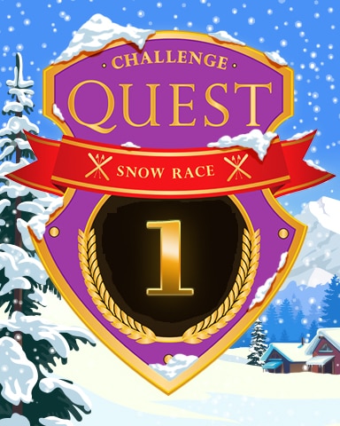 Snow Race Week 1 Badge - Claire Hart: Secret In The Shadows