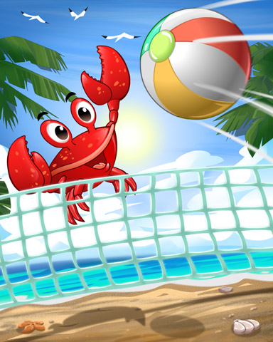 Serving Crab Badge - Crossword Cove HD