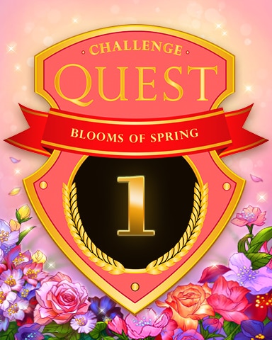 Blooms Of Spring Week 1 Badge - Trivial Pursuit Online