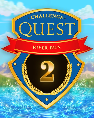 River Run Week 2 Badge - Jet Set Solitaire