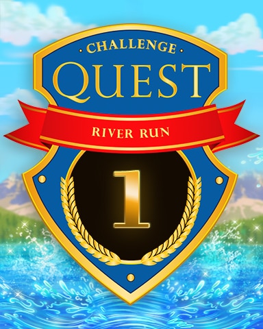 River Run Week 1 Badge - Mahjong Sanctuary