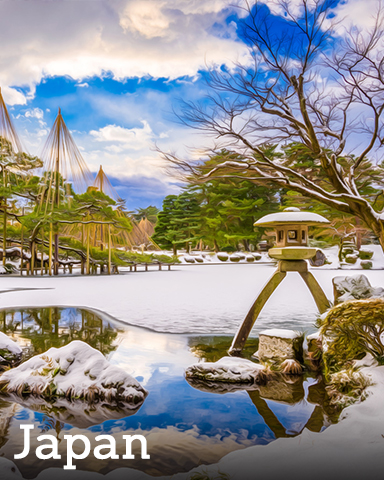 Japan Badge - Winter Wonderland