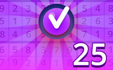 Expert 25 Badge - Pogo™ Daily Sudoku