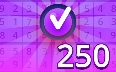 Expert 250 Badge - Pogo Daily Sudoku