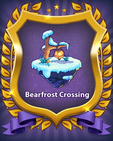 Bearfrost Crossing Badge - Bejeweled Stars