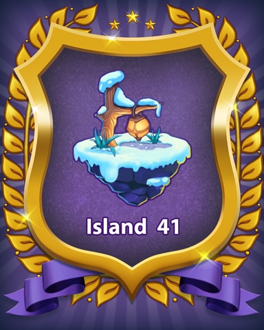 Island 41 Badge - Bejeweled Stars