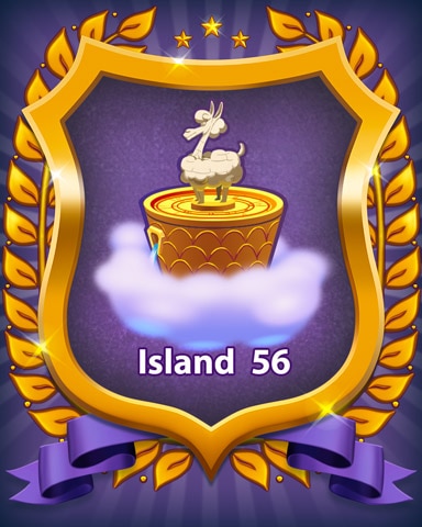 Island 56 Badge - Bejeweled Stars