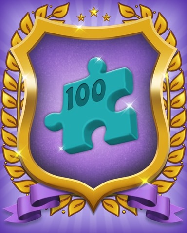 Level 100 Badge - Card Scramble Level 100 Badge - Card Scramble