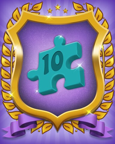 Level 10 Badge - Card Scramble Level 10 Badge - Card Scramble