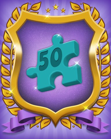 Level 50 Badge - Card Scramble Level 50 Badge - Card Scramble