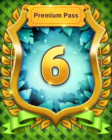 Icy Bloom Pass Badge - Garden Blast Icy Bloom Pass Badge - Garden Blast