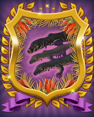 Goanna Badge - Mahjong Sanctuary Goanna Badge - Mahjong Sanctuary