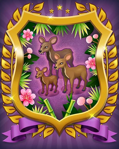 Muskdeer Badge - Mahjong Sanctuary