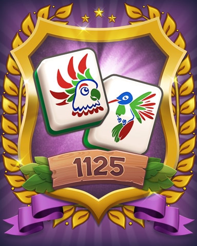 Level 1125 Badge - Mahjong Sanctuary