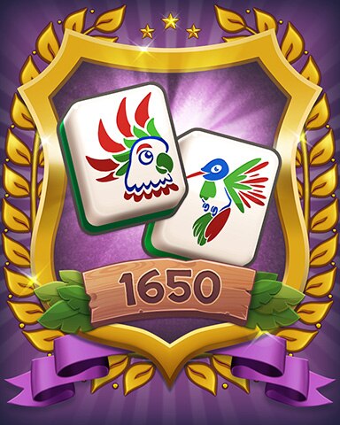 Level 1650 Badge - Mahjong Sanctuary