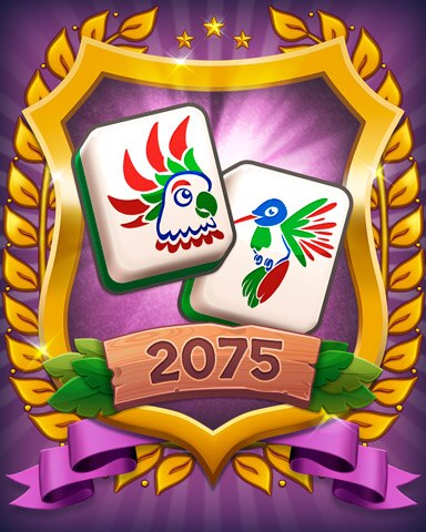 Level 2075 Badge - Mahjong Sanctuary Level 2075 Badge - Mahjong Sanctuary