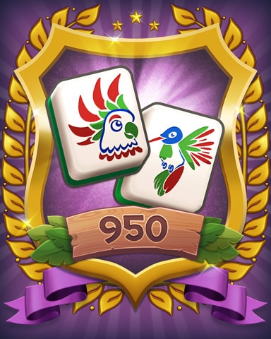 Level 950 Badge - Mahjong Sanctuary