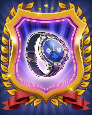 Blue Suits Watch - Poker Town Badge