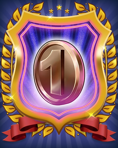 Lucky Penny Charm - Poker Town Badge