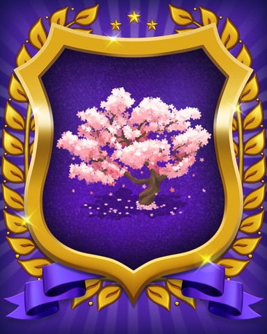 Cherry Blossom Badge - Snowbird Solitaire