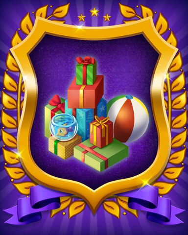 Pile Of Gifts Badge - Snowbird Solitaire