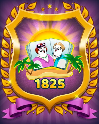 Level 1825 Badge - Snowbird Solitaire Level 1825 Badge - Snowbird Solitaire