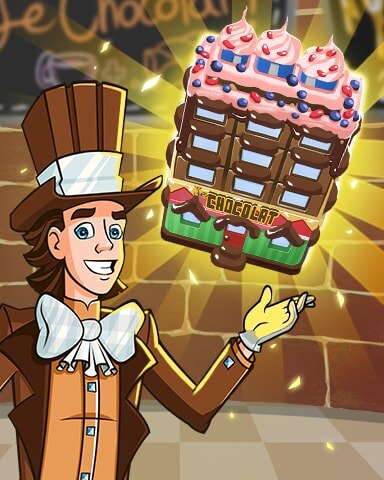 Chocolate Shop Tier 6 Badge - Sweet Tooth Town