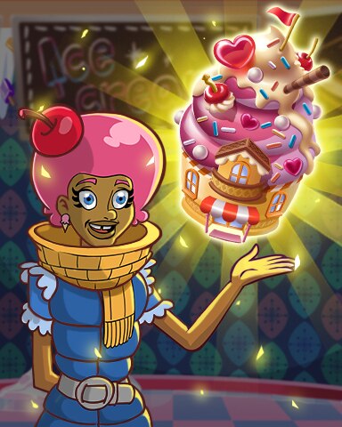 Ice Cream Shop Tier 6 Badge - Sweet Tooth Town