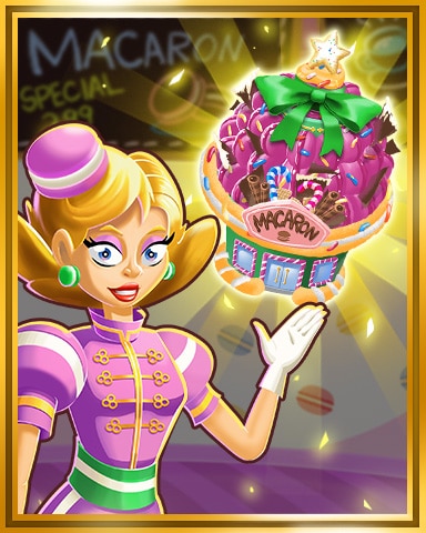 Gold Macaron Shop Tier 5 Badge - Sweet Tooth Town