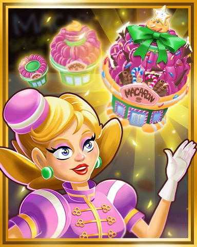Gold Macaron Shop Tier 5 - Expansion 1 Badge - Sweet Tooth Town