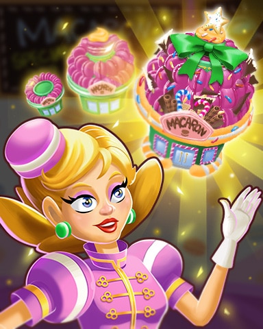 Macaron Shop Tier 5 - Expansion 1 Badge - Sweet Tooth Town