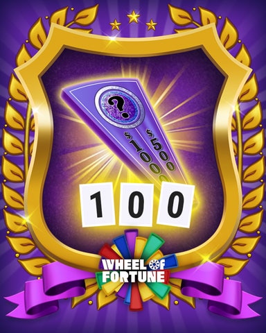 Use The 'Mystery' Wedge 100 Times. - Wheel Of Fortune: Pogo Edition Badge Use The 'Mystery' Wedge 100 Times. - Wheel Of Fortune: Pogo Edition Badge