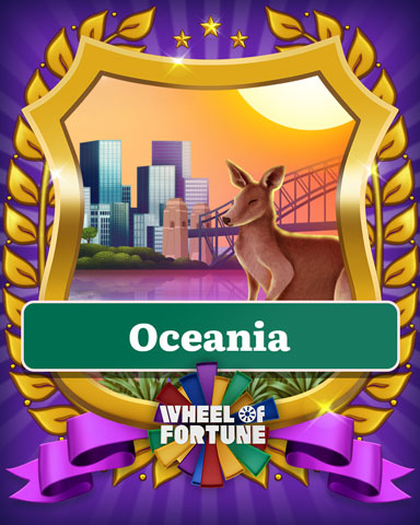 Participate In The 'Oceania' Seasons Event. - Wheel Of Fortune: Pogo™ Edition Badge