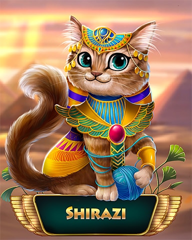 Shirazi Cairo Cat Badge - Pogo™ Slots