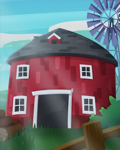 Circular Barn Badge - Word Whomp HD