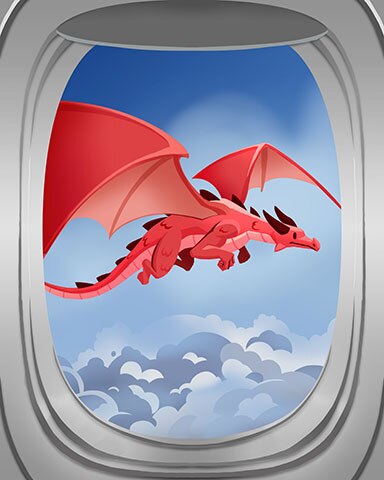 Dragon Fright Flight Badge - First Class Solitaire HD