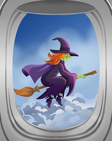 Witch Fright Flight Badge - First Class Solitaire HD