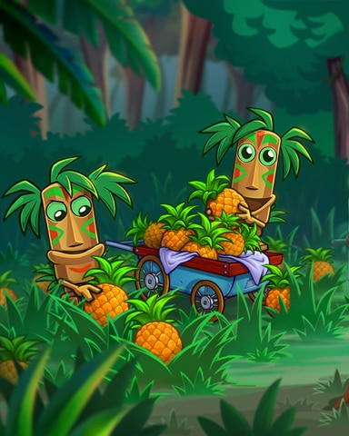 Picking Pineapples In Paradise Badge - Jungle Gin HD