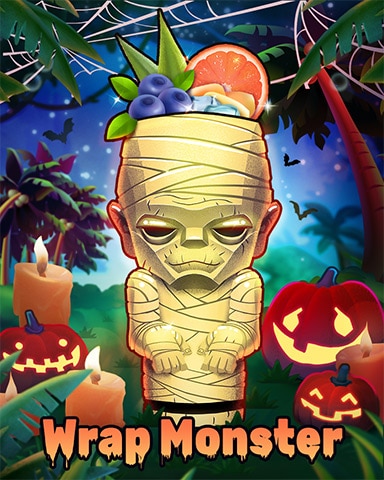 Wrap Monster Tiki Terror Badge - Jungle Gin HD