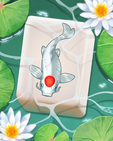 Tancho Koi Badge - Mahjong Garden HD