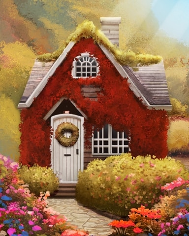 Red Ivy Fall Cottage Badge - MONOPOLY Sudoku Red Ivy Fall Cottage Badge - MONOPOLY Sudoku