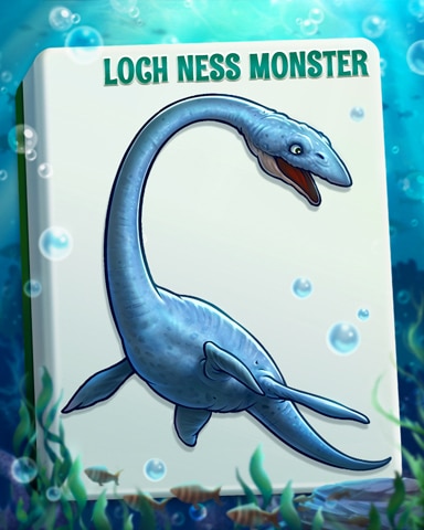 Loch Ness Monster Cryptid Crew Badge - Mahjong Safari HD